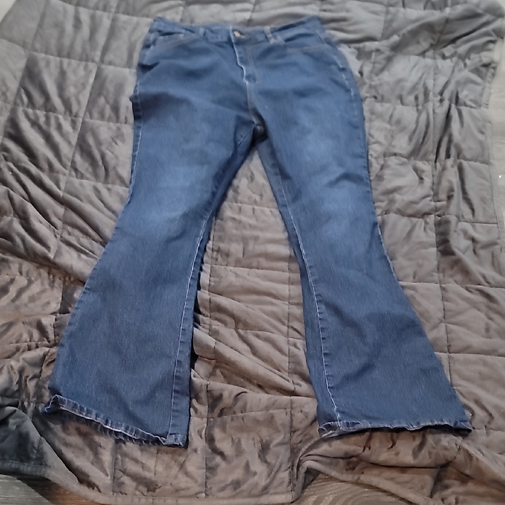 Classic Blue Flare Jeans for Women